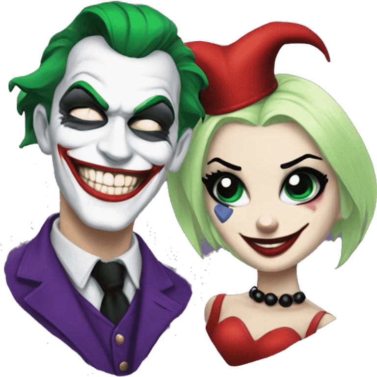 joker en harley quinn emoji