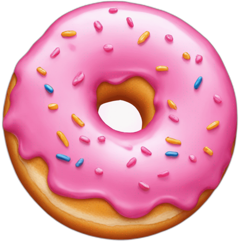 pink donut emoji