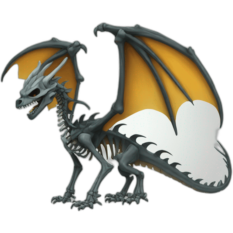 skeleton dragon emoji