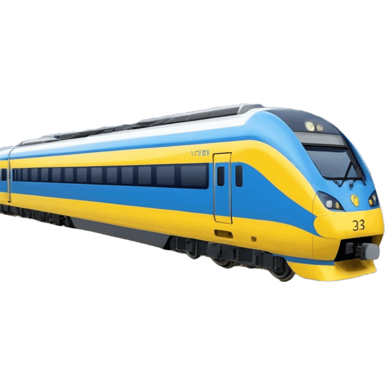 Passenger Train - New Intercity Fleet (Mariyung) (Model Year: 2023) (Iconic Colour: Blue and yellow) emoji