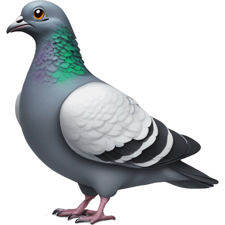 pigeon with thumbs up hand emoji