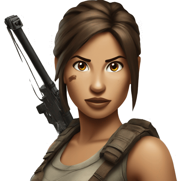 Lara croft emoji