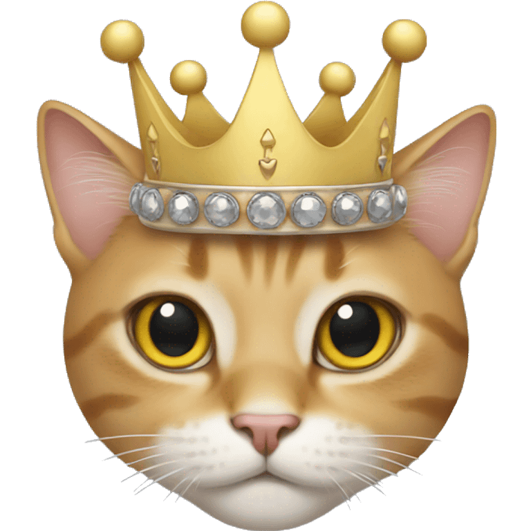 cat with crown emoji