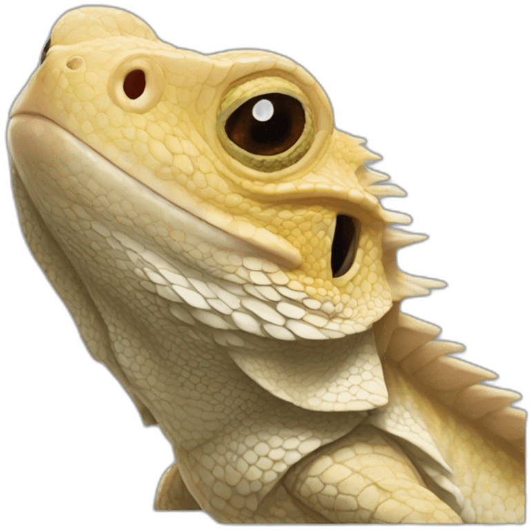 Pogona mignon emoji