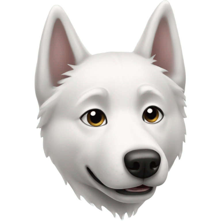 White husky dog emoji