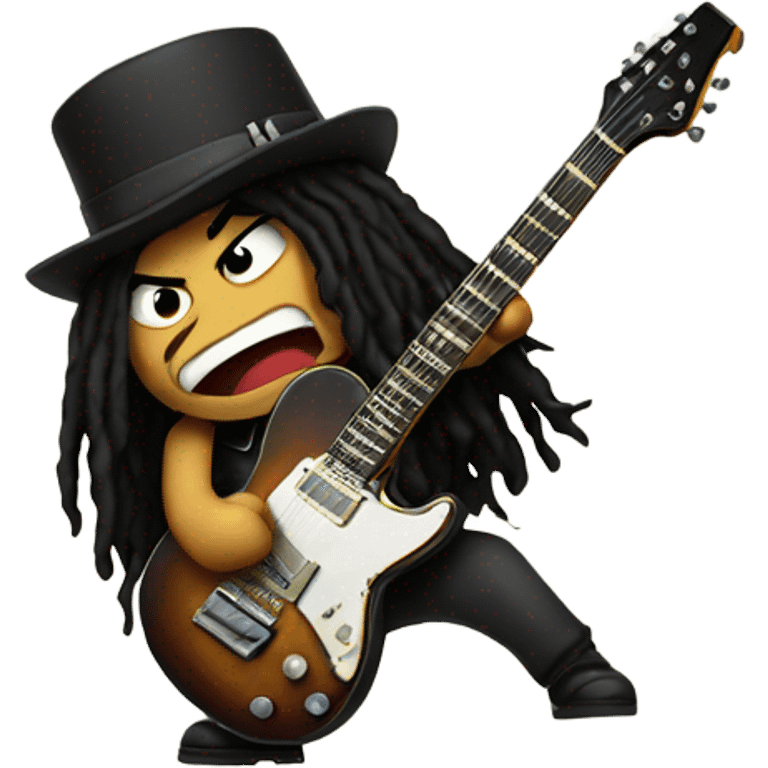 guitarist slash  shouts emoji