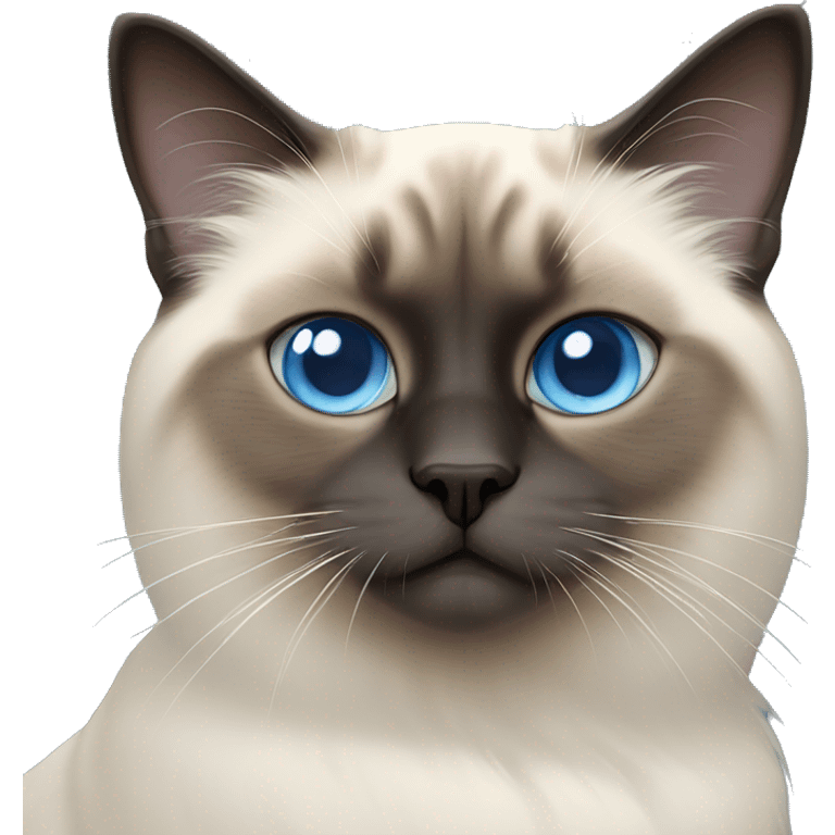 blue eye birman cat emoji