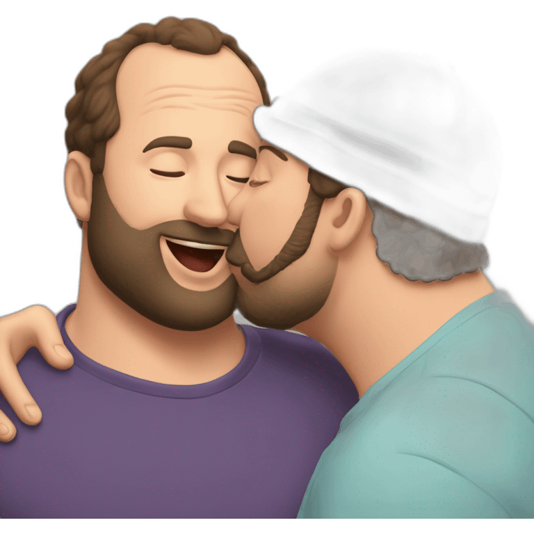 tom segura kissing bert kreischer emoji