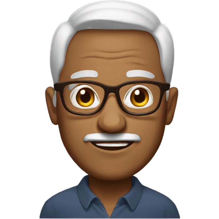 older man brown glasses emoji