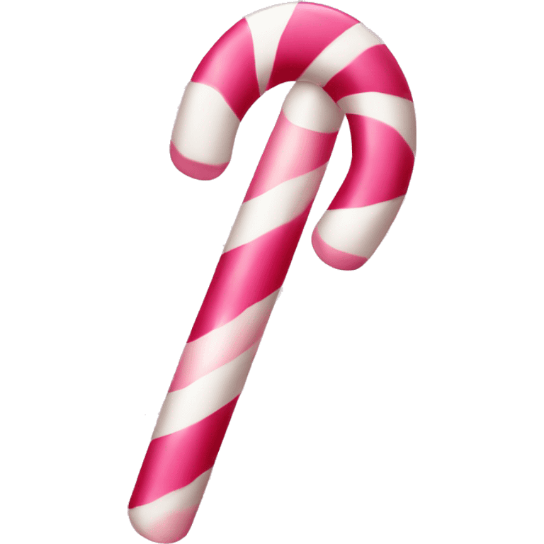 Pink candy cane emoji