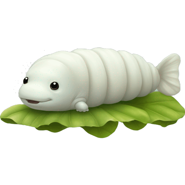 Beluga whale caterpillar bear little legs tardigrade emoji