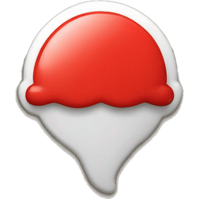 a red pin emoji