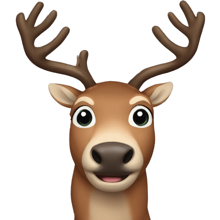 reindeer emoji