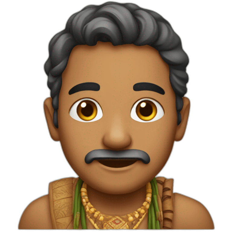 indian with colombo emoji