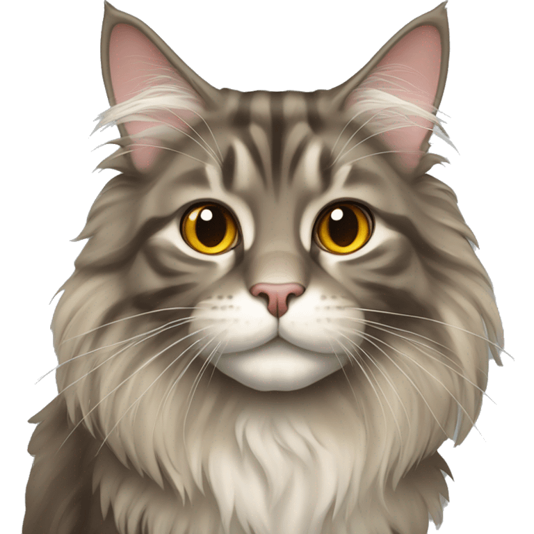 Maine coon cat emoji