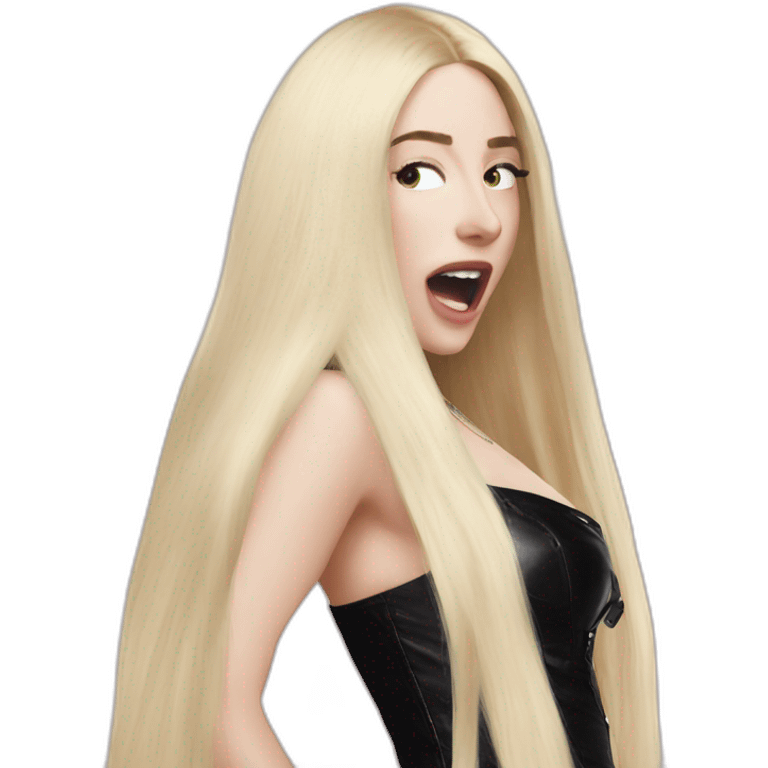 Ava Max tearing her hair out  emoji