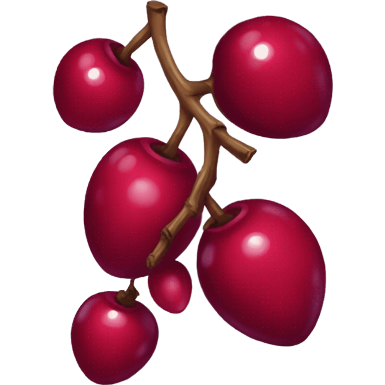 pixel art cranberry emoji