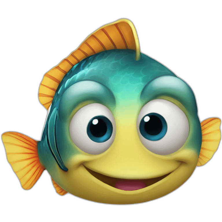 Fish happy emoji