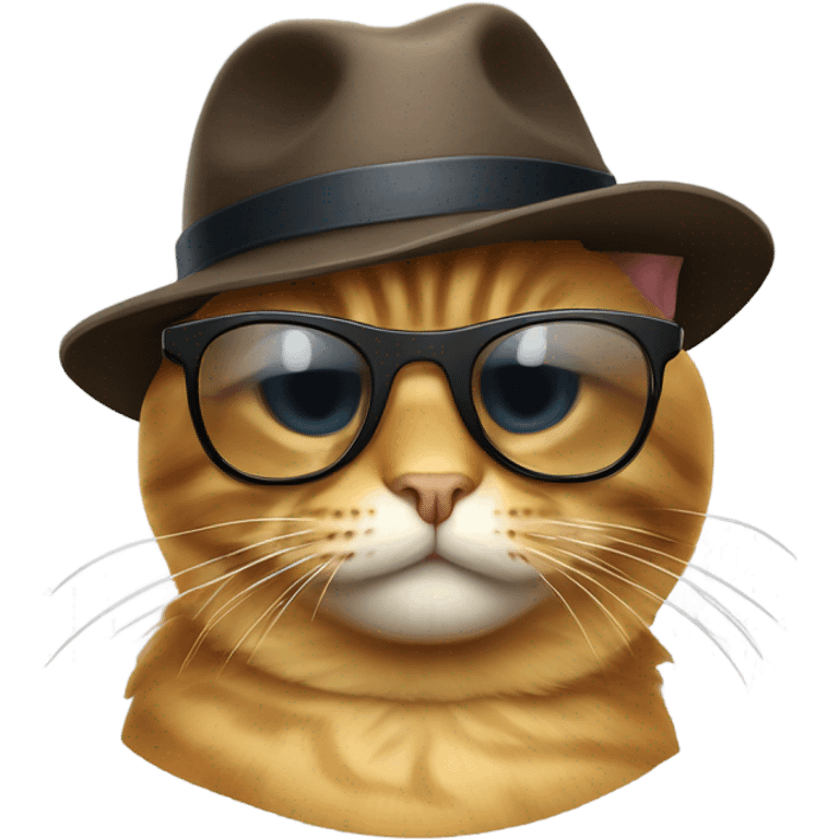 Gangster cat emoji