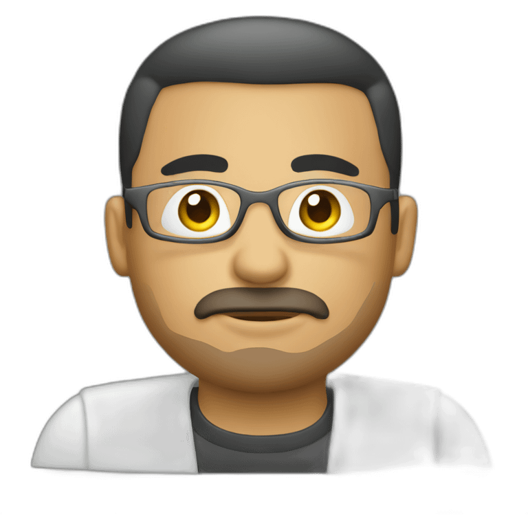 coder on computer emoji