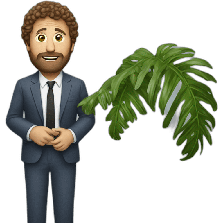 Interview between two ferns emoji