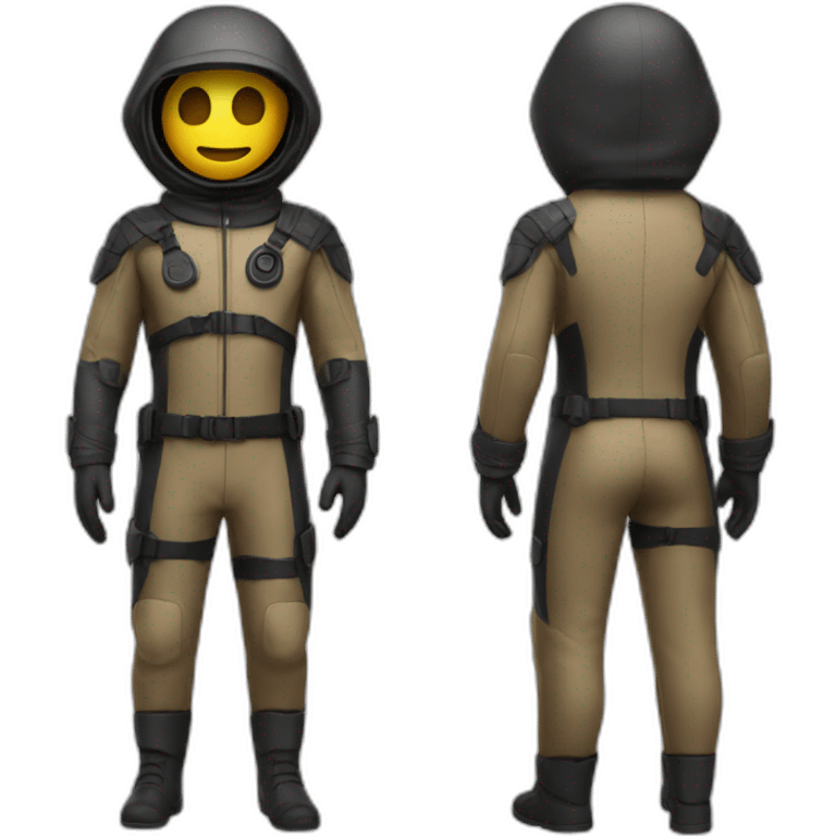 spy latex suit emoji