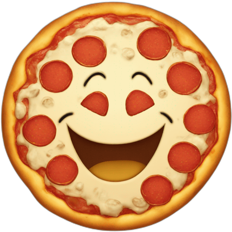 pizza smile emoji