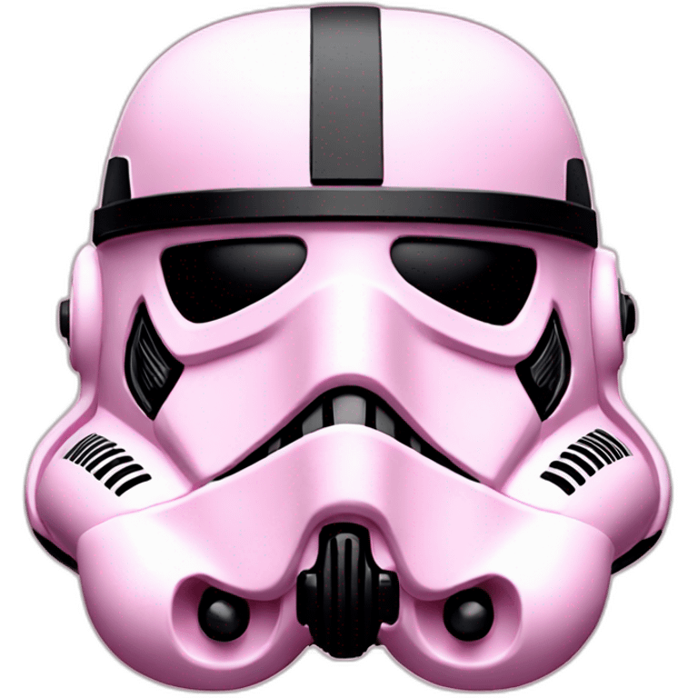 Pink stormtrooper emoji