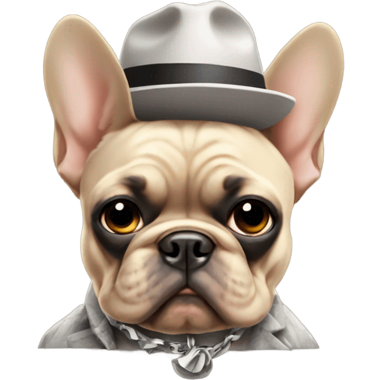 Gangster frenchie emoji