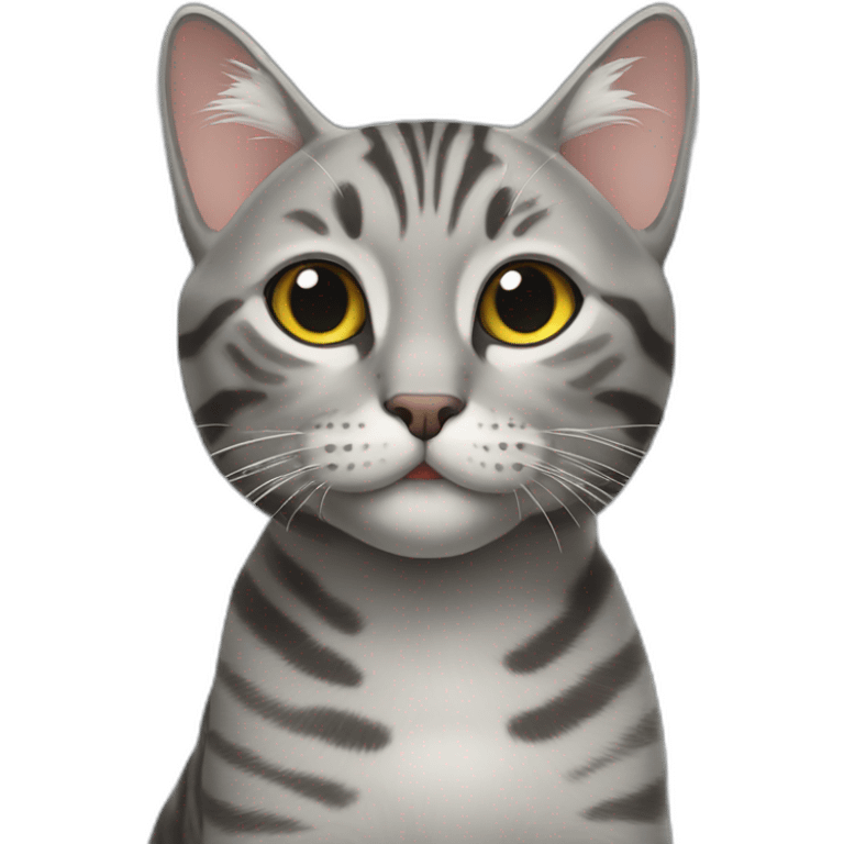 grey-tabby-cat emoji