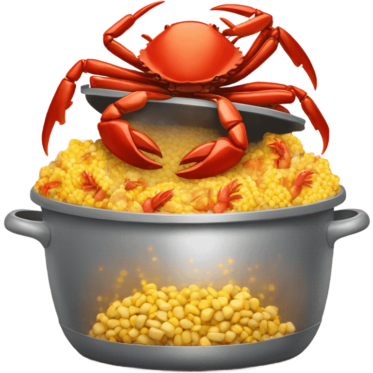 Crab boil emoji