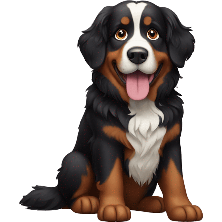 Bernese mountain dog emoji