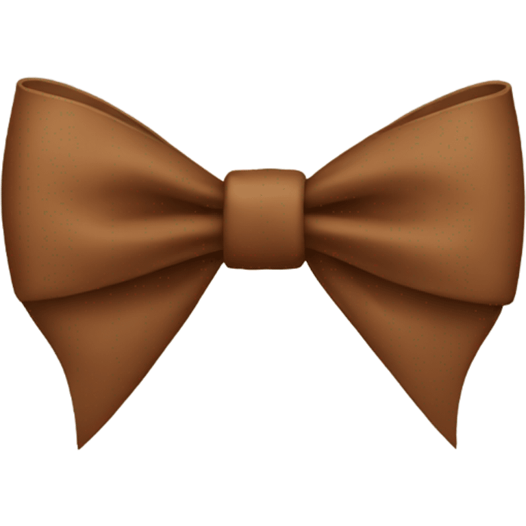 brown bow emoji