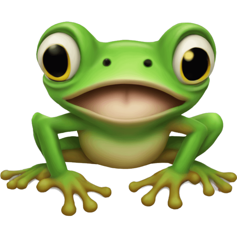 Monkey frog creature  emoji