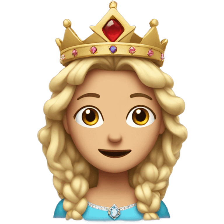 Heidi with crown crying  emoji