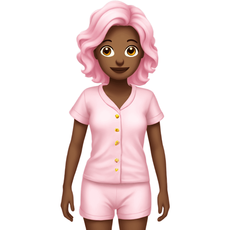 soft pink cute pajamas emoji