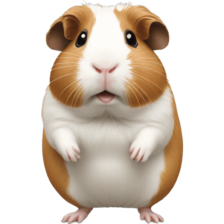 Guineapig standing on 2legs  emoji