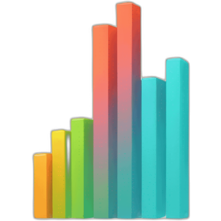 bar chart of growth emoji