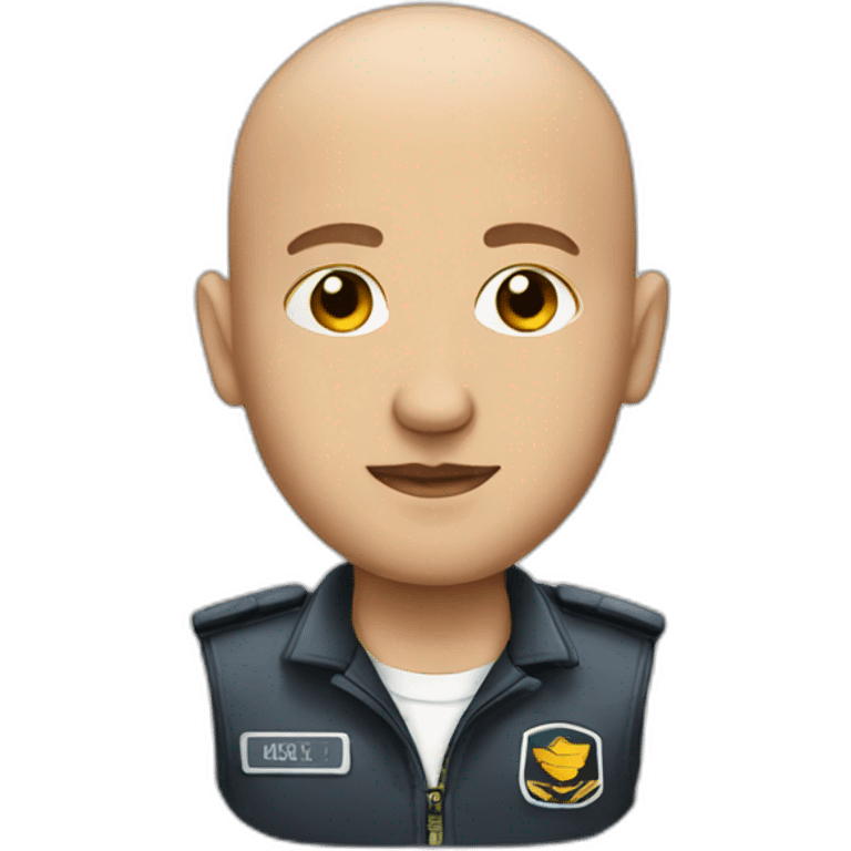 Drone pilot skinhead emoji