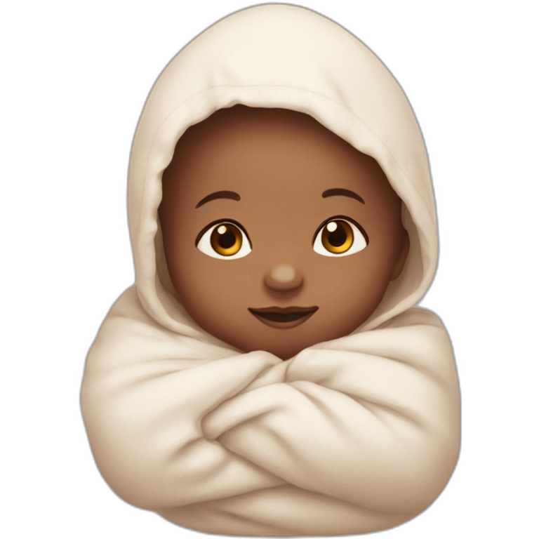 Newborn posing emoji