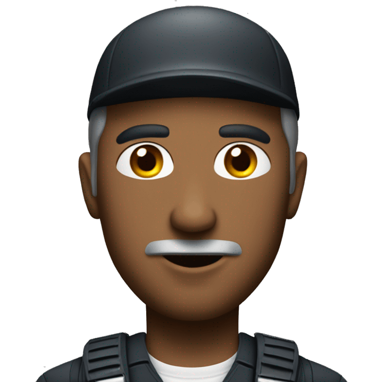 shor security engeneer man emoji