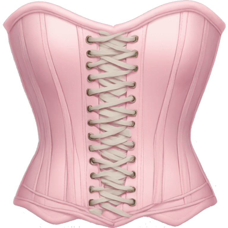 Pastel pink corset  emoji