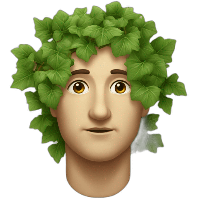 ancient greek ivy on head emoji