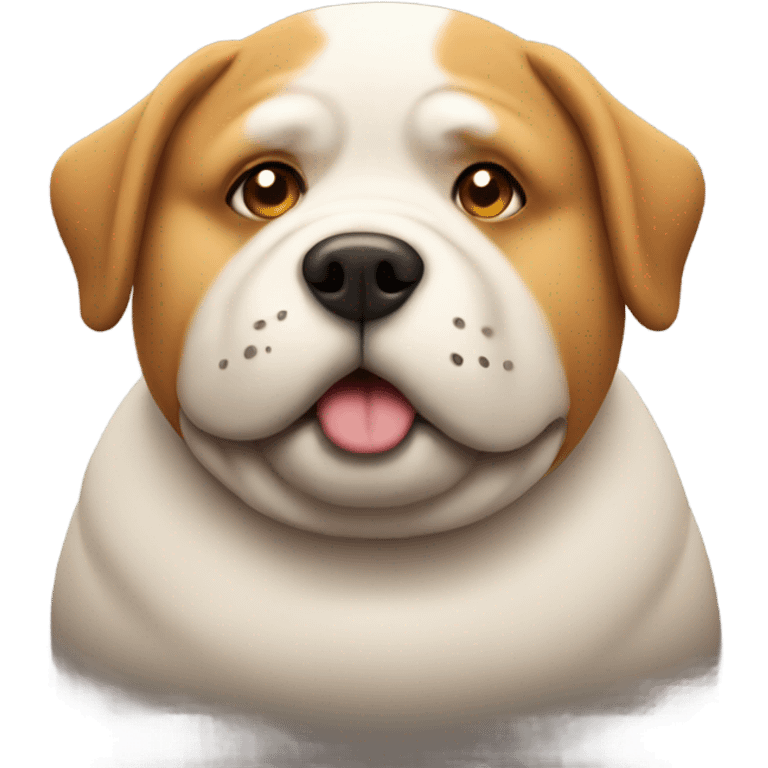 Fat dog emoji