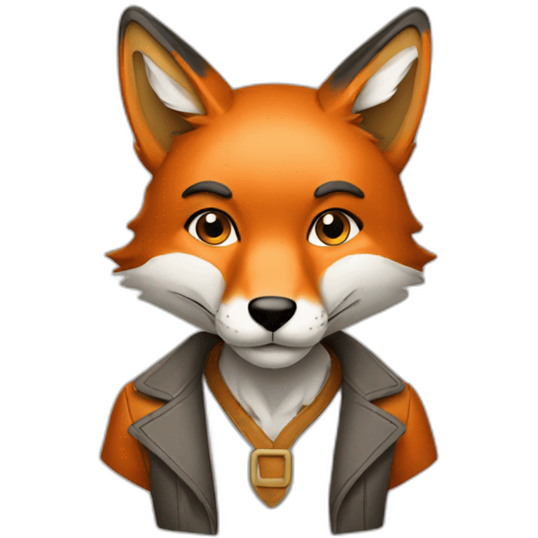 a designer fox emoji