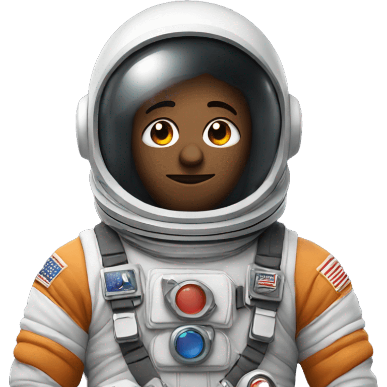 astronaut with dark visor emoji