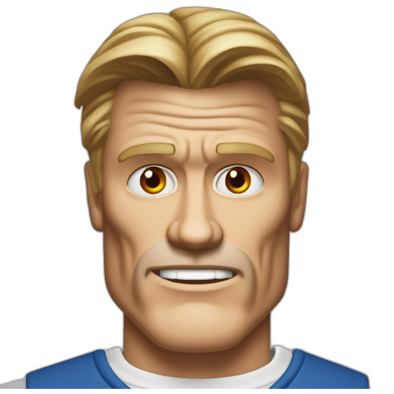 dolph-lundgren-laborant-grumpy-red-eyes-enlarged-jaw emoji