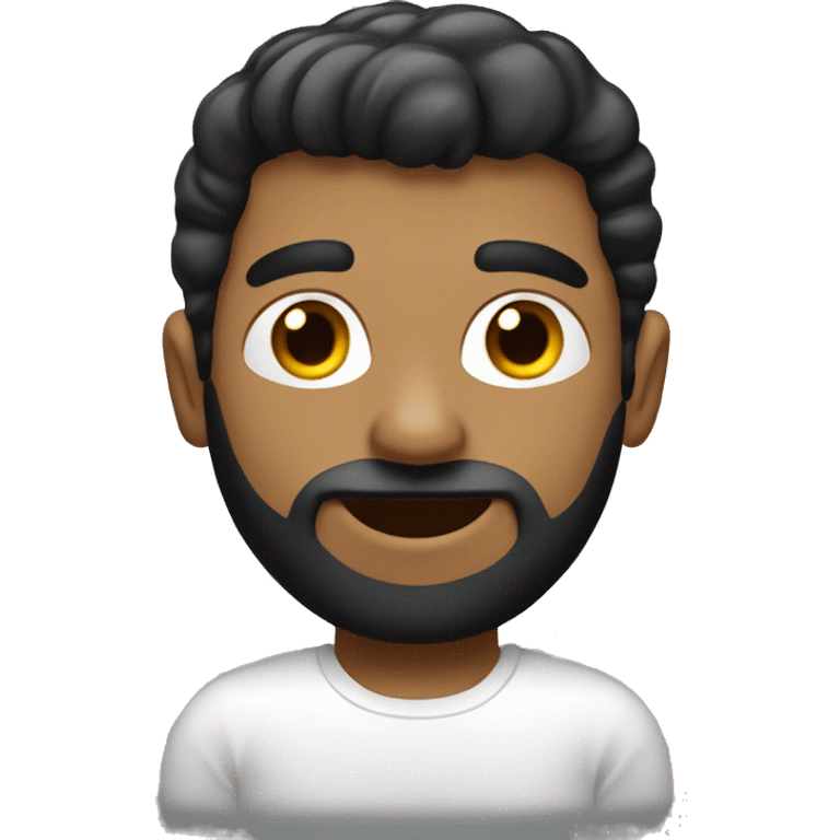 hombre blanco con cabello negro peinado de lado emoji