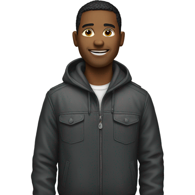 male in jacket portrait emoji