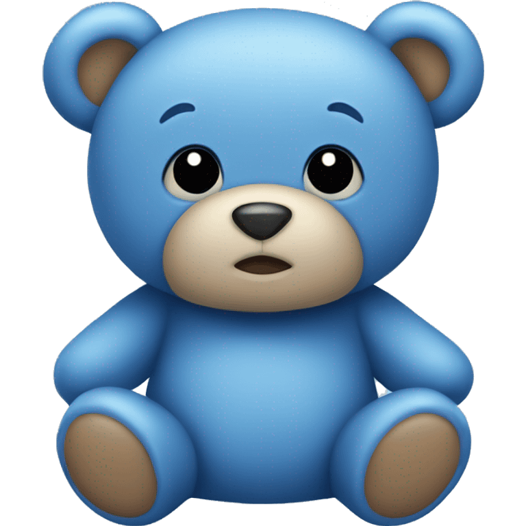 Blue teddy bear  emoji